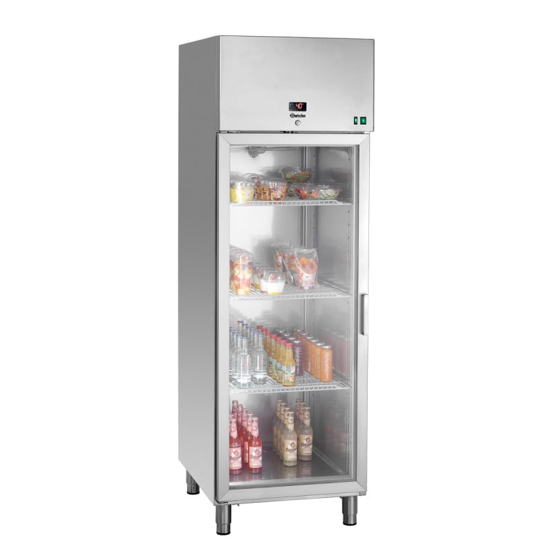 Armoire Réfrigérée Positive Vitrée Inox - 461 L - Bartscher Armoire Réfrigérée Positive Vitrée Inox - 461 L - Bartscher