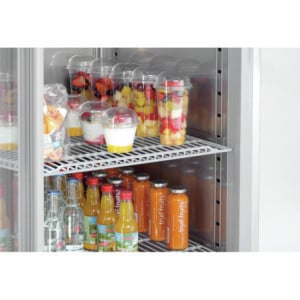 Armario Refrigerado Positivo Vidriado Inox - 461 L - Bartscher