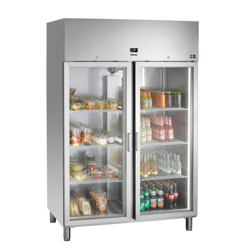 Armario Refrigerado Positivo Vidriado Inox - 922 L - Bartscher Armario Refrigerado Positivo Vidriado Inox - 922 L - Bartscher