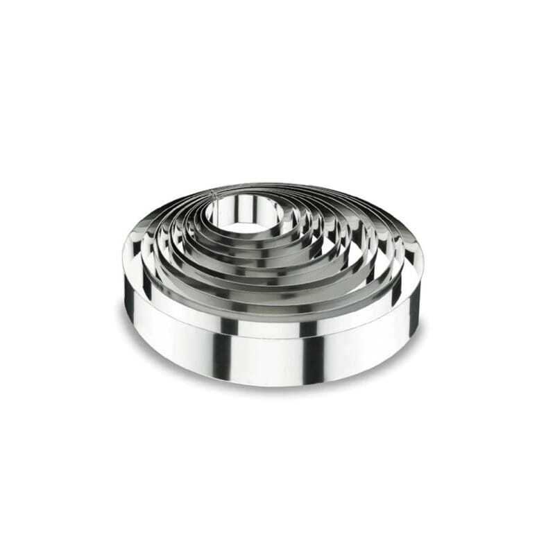 Round Stainless Steel Cake Mold by Lacor