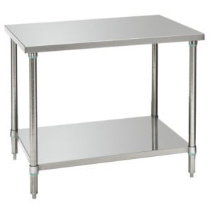 Mesa de Trabajo de Acero Inoxidable con Estante Inferior - P 700 mm - L 1000 mm - Bartscher