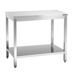 Mesa de Trabajo de Acero Inoxidable con Estante Inferior - P 700 mm - L 1200 mm - Bartscher