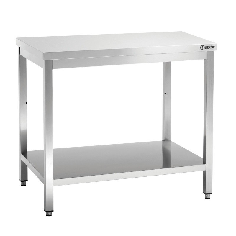 Table de Travail Inox avec Etagère Basse - P 700 mm - L 1200 mm - Bartscher Table de Travail Inox avec Etagère Basse - P 700 mm - L 1200 mm - Bartscher