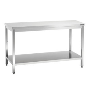 Mesa de Trabajo de Acero Inoxidable con Estante Inferior - P 700 mm - L 1600 mm - Bartscher
