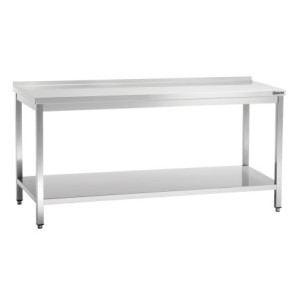 Mesa de Trabajo de Acero Inoxidable con Estante Inferior - P 700 mm - L 1800 mm - Bartscher