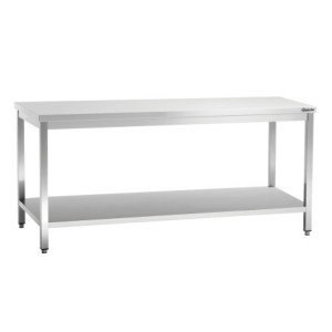 Mesa de Trabajo de Acero Inoxidable con Estante Inferior - P 600 mm - L 1800 mm - Bartscher