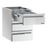 Columna Cajones 3 x GN 1/1 Mesa de Trabajo - Bartscher