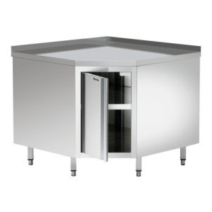 Mueble de Esquina en Inox - L 1000 x P 1000 mm - Bartscher