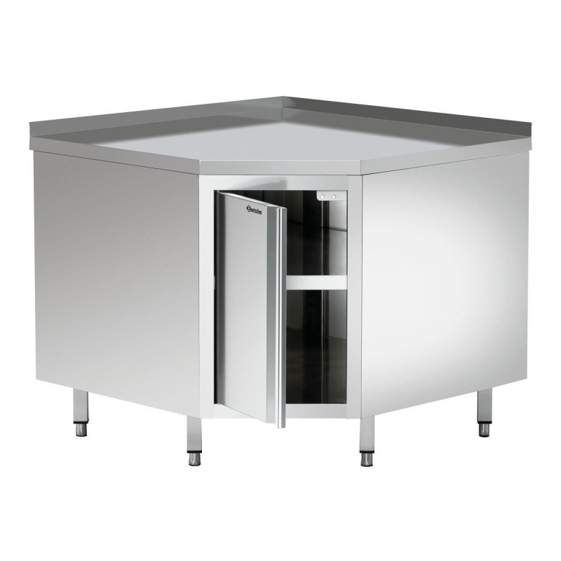 Mueble de Esquina en Inox - L 1000 x P 1000 mm - Bartscher Mueble de Esquina en Inox - L 1000 x P 1000 mm - Bartscher