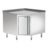 Mueble de Esquina en Inox - L 1000 x P 1000 mm - Bartscher