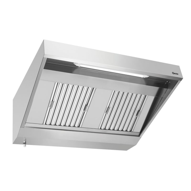 Hotte Murale avec Moteur et Eclairage - L 1400 x P 900 mm - Bartscher Hotte Murale avec Moteur et Eclairage - L 1400 x P 900 mm - Bartscher