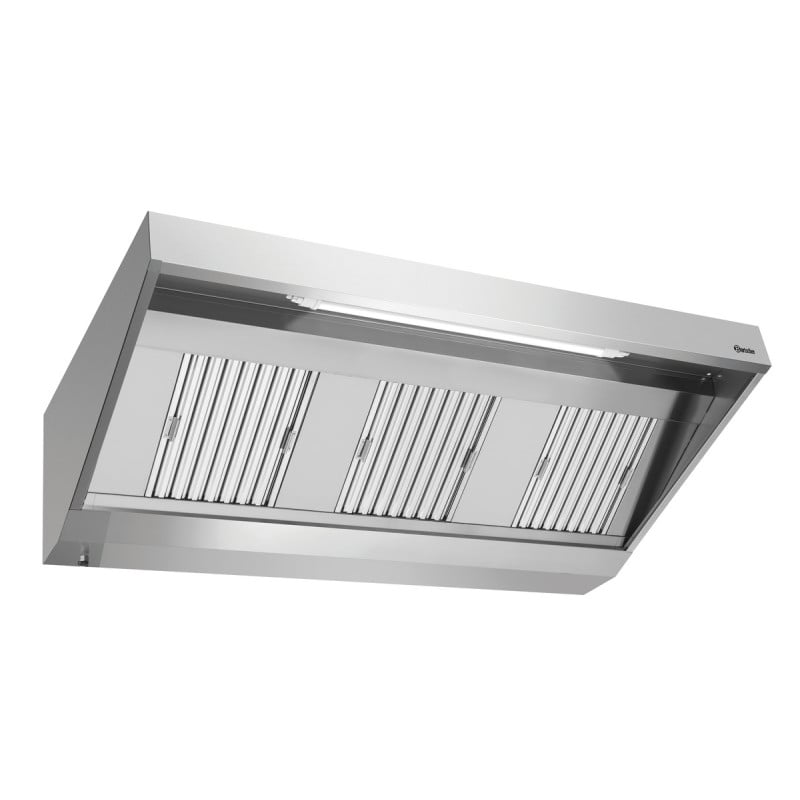 Hotte Murale avec Moteur et Eclairage - L 1800 x P 900 mm - Bartscher