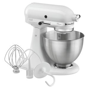 Batidora KitchenAid Blanca con Accesorios - 4,28 L - Bartscher