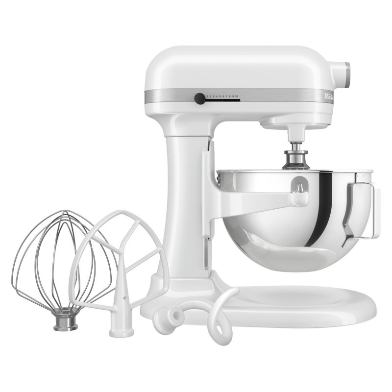 KitchenAid White Mixer - 5.2 L - Bartscher