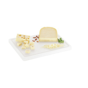 Tabla de cortar 325 x 265 mm - Blanca - 20 mm de grosor - Bartscher