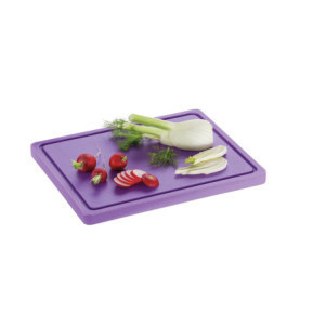 Tabla de cortar 325 x 265 mm - Violeta - 20 mm de grosor - Bartscher
