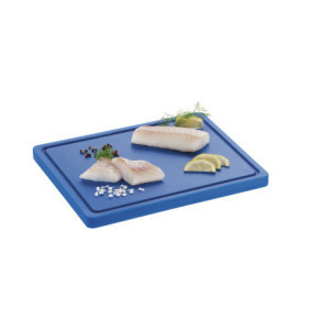 Tabla de cortar 325 x 265 mm - Azul - 20 mm de grosor - Bartscher