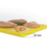 Tabla de cortar 325 x 265 mm - Amarillo - 20 mm de grosor - Bartscher