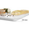 Tabla de cortar 530 x 325 mm - Blanca - 20 mm de grosor - Bartscher
