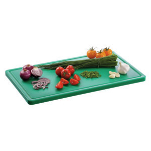 Tabla de cortar 530 x 325 mm - Verde - 20 mm de grosor - Bartscher