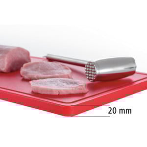 Plancha de Cortar 530 x 325 mm - Rojo - 20 mm de Espesor - Bartscher