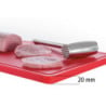 Plancha de Cortar 530 x 325 mm - Rojo - 20 mm de Espesor - Bartscher