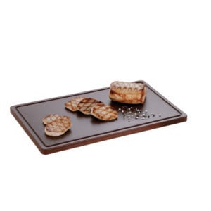 Tabla de cortar 530 x 325 mm - Marrón - 20 mm de grosor - Bartscher