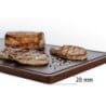 Tabla de cortar 530 x 325 mm - Marrón - 20 mm de grosor - Bartscher