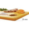 Tabla de cortar 530 x 325 mm - Amarillo - 20 mm de grosor - Bartscher