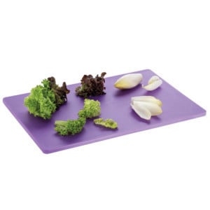 Tabla de cortar 600 x 400 mm - Violeta - 16 mm de grosor - Bartscher