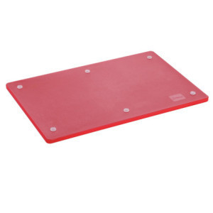 Tabla de cortar 600 x 400 mm - Rojo - 16 mm de grosor - Bartscher