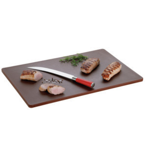 Tabla de cortar 600 x 400 mm - Marrón - 16 mm de grosor - Bartscher