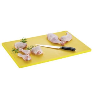 Tabla de cortar 600 x 400 mm - Amarillo - 16 mm de grosor - Bartscher