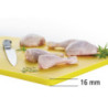 Tabla de cortar 600 x 400 mm - Amarillo - 16 mm de grosor - Bartscher