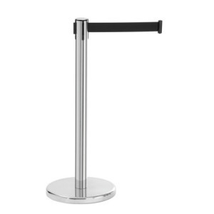 Poste de Balizamiento con Cinta - 1,8 m - Bartscher