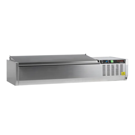 Saladette para Colocar Tapa Inox - Estática - 4 GN 1/3 - TEFCOLD
