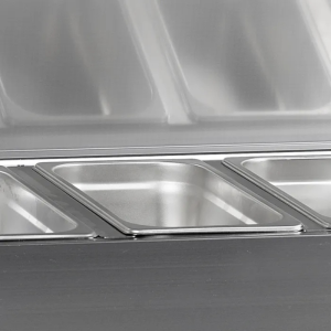 Saladette para Colocar Tapa Inox - Estática - 4 GN 1/3 - TEFCOLD
