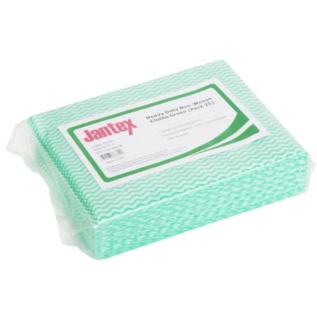 Paños No Tejidos Muy Resistentes Verde - Lote de 25