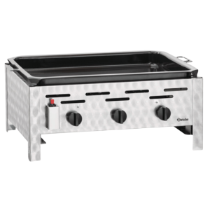 Parrilla Combinada a Gas - 3 Quemadores