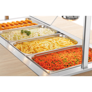 Carro Buffet Caliente Infantil - 4 x GN 1/1