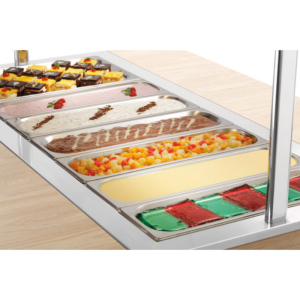 Carro Buffet Caliente Infantil - 4 x GN 1/1