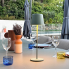 Lámpara de Mesa Táctil LED Kelly Olive con Bandeja de Carga - Lote de 6 - Lumisky
