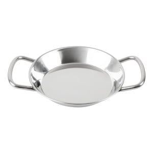 Mini Plato de Paella en Acero Inoxidable 120mm - Gastronoble