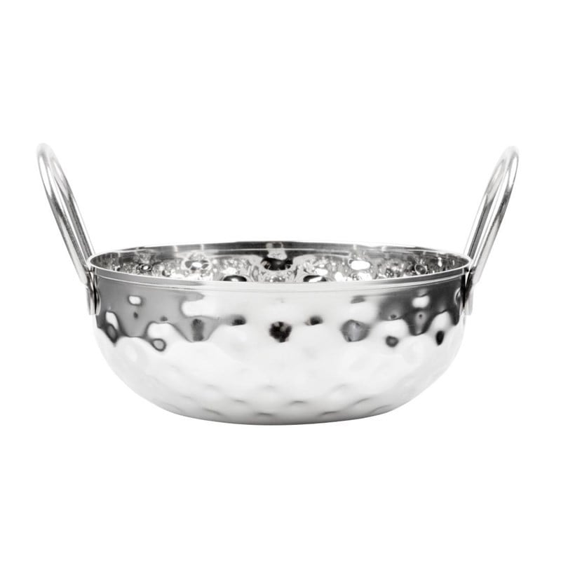 Plat Kadai Martelé en Inox Table Presentation 150 mm - Gastronoble Plat Kadai Martelé en Inox Table Presentation 150 mm - Gastronoble