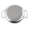 Hammered Stainless Steel Dish Table Presentation 150mm - Gastronoble