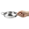Hammered Stainless Steel Dish Table Presentation 150mm - Gastronoble