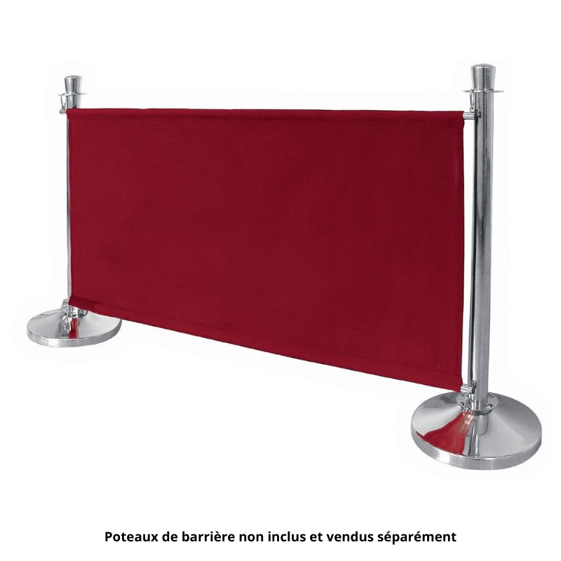 Barrière De Tela Roja Y Fijaciones - Bolero - Fourniresto