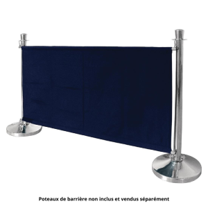 Barrière En Tela Azul Oscuro - Bolero - Fourniresto