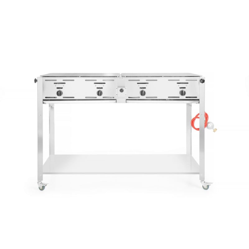 Barbacoa a Gas de Alta Capacidad Grill-Master Quattro - Marca HENDI Barbacoa a Gas de Alta Capacidad Grill-Master Quattro - Marca HENDI