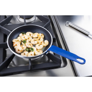 Non-stick Aluminum Frying Pan Teflon Blue Handle 20cm - Gastronoble